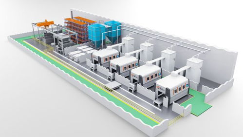 大型砂型3d打印智能工厂来了,峰华卓立一体化智能产线方案